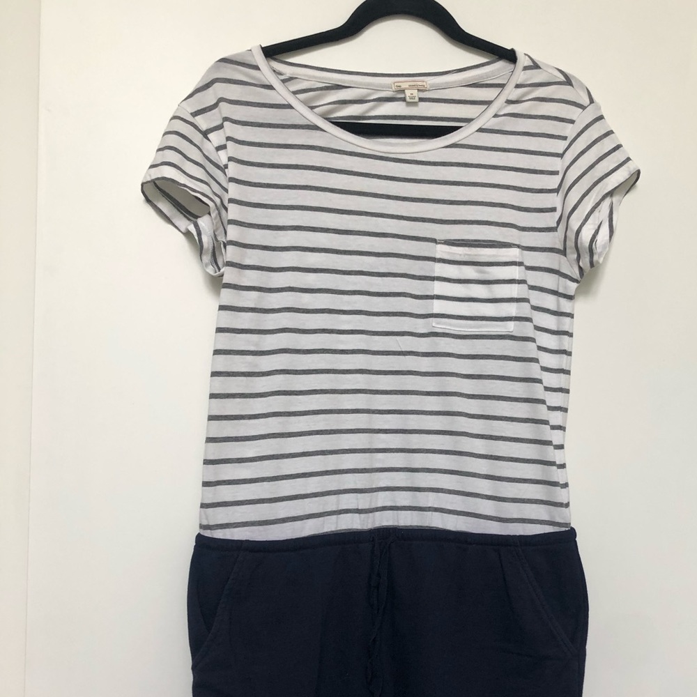 Navy Blue and White Gap Dress